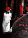 The woman with the white dress by Gabi Hampe thumbnail