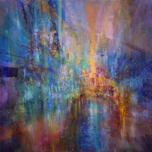 Magic - pink light, far away by Annette Schmucker