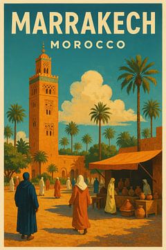 Marrakech by Poster Art Shop