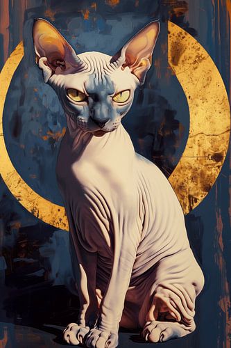 Sphinx With Golden Halo