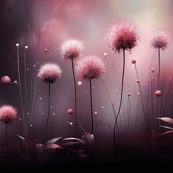 Poetry in Flowers: A Soft Pink Ballet of Alliums by Karina Brouwer