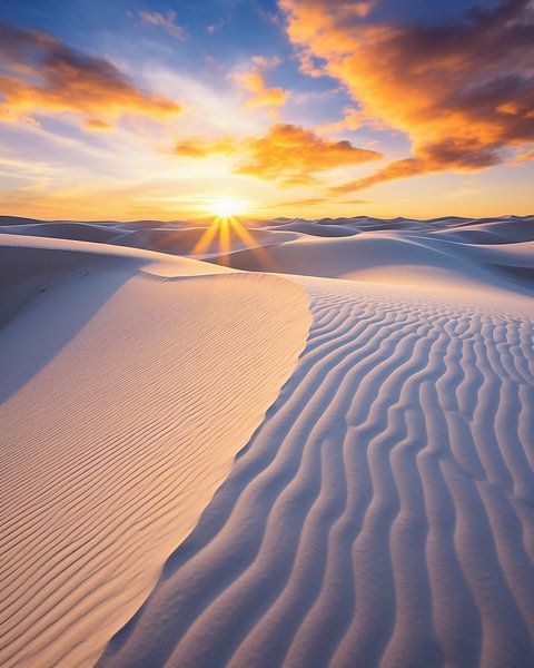 Schönheit der Wüste von fernlichtsicht
