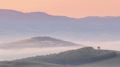 Morning mist in Tuscany, Italy