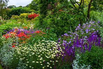 Merriments Tuinen, East Sussex, Engeland van Lieuwe J. Zander