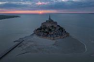 Mont Saint Michel au coucher du soleil par Easycopters Aperçu