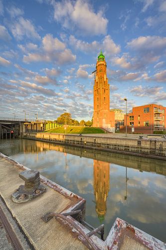 Leuchtturm Bremerhaven im Morgenlicht
