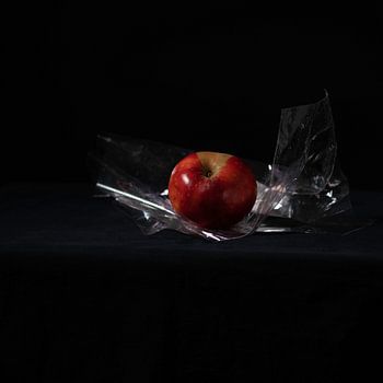 Apple with cellophane II
