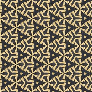 Geometrisches Blockmuster mit Tiefeneffekt