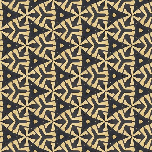 Geometrisch blokpatroon met dieptewerking