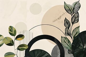 Abstracte natuur van Poster Art Shop