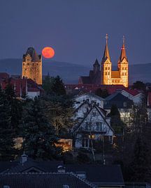 Fritzlar full moon by Nico Lahr