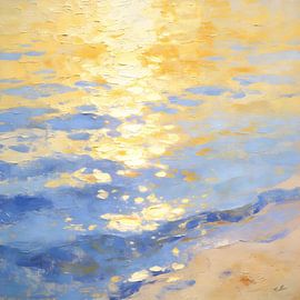 Soleil sur l'eau sur Mellow Art