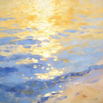 Zon op water van Mellow Art