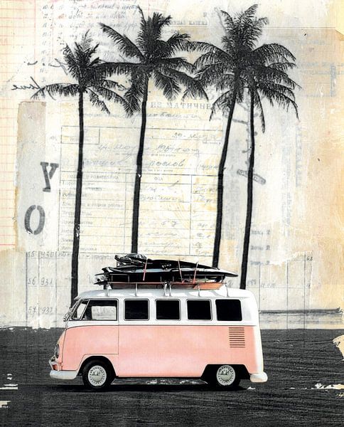 Van and Palm by Nora Bland