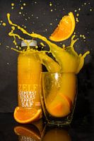 fresh orange juice splash