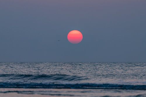 Rustige zonsondergang