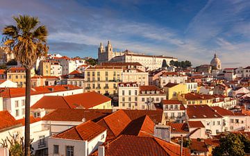 Uitzicht vanaf Portas do Sol, Lissabon, Portugal (2)