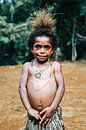 Kleines Mädchen aus Papua-Neuguinea von Milene van Arendonk Miniaturansicht