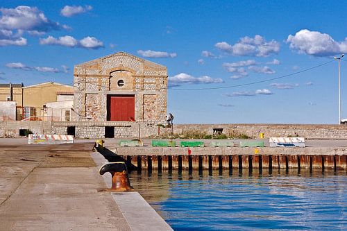 Haven van Termini Imerese aan de Tyrreense Zee - Sicilië