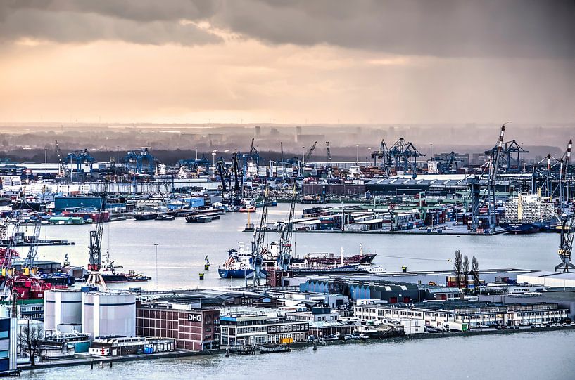 Waalhaven Rotterdam van Frans Blok