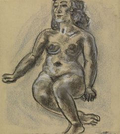 Leo Gestel, Seated female nude by Atelier Liesjes