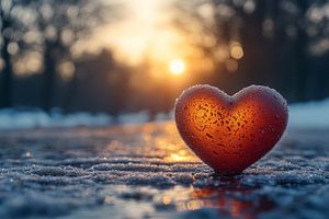 Konzept Valentinstag Fotografie Herz Beleuchtung