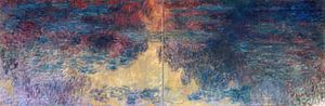 De waterlelievijver in de avond, Claude Monet...