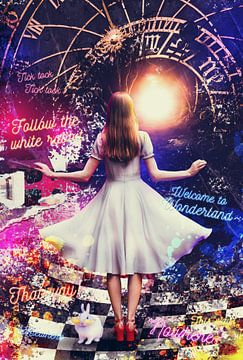 Alice im Wunderland Bilder auf Leinwand & Poster bestellen