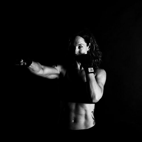 Boksster Foto Zwart-Wit – Sportfotografie als Wanddecoratie VI