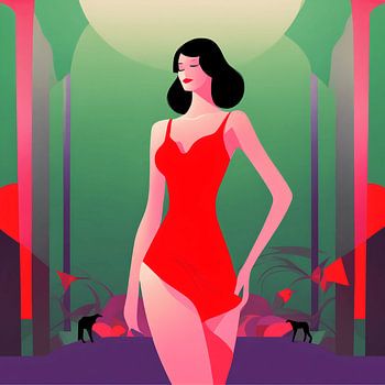 Elegantie in tropisch maanlicht