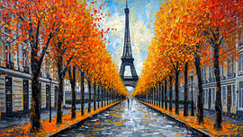 Herfst in Parijs met de Eiffeltoren van Joseph S Giacalone Photography