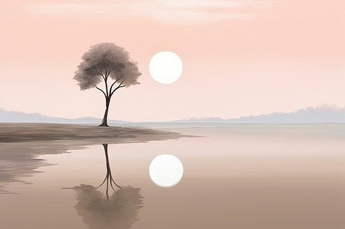 Taupe & Beige Malerei