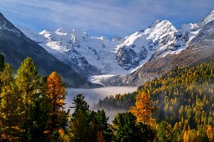 Morteratschgletscher im Herbst