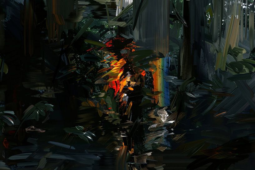 Schlafzimmer mit Regen von Art & Soul Creations