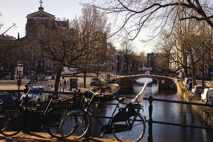 Reguliersgracht und das Amstelveld, Amsterdam von Floris Heuer