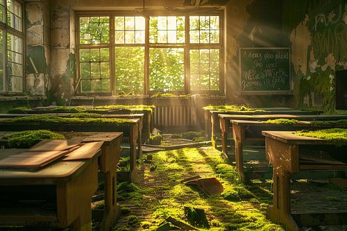 Lost Places : Salle de classe