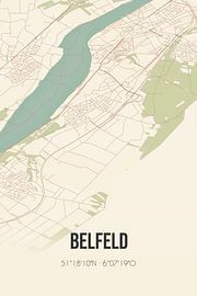 Vintage map of Belfeld (Limburg) by Prints of Place