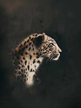 Mystische Erscheinung - Leopard in der Dämmerung von Eva Lee