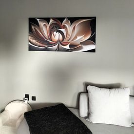 Customer photo: Lotus flower Abstract VII by Jacky, on artframe