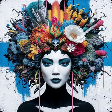 Asia Girl - Street Art - Urban 21