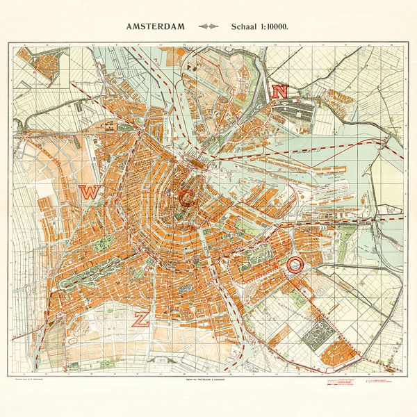 Map Amsterdam - 1926 by Bibliotheek Beeld