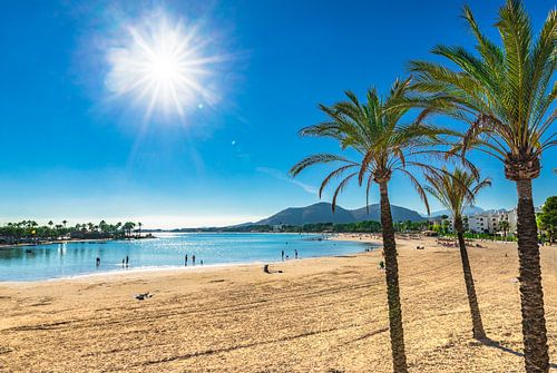 Platja de Alcudia, Mallorca, Spanje