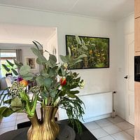 Photo de nos clients: wilde bloemenveld par Angelique Rademakers, sur toile