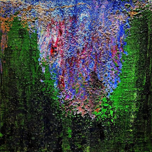 Zonsopgang over de berg Impressionistisch schilderij