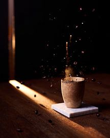 Golden Coffee Explosion by Wahid Fayumzadah