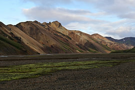 Island – Landmannalaugar – Farbenspiel am Abend von Petra Peters