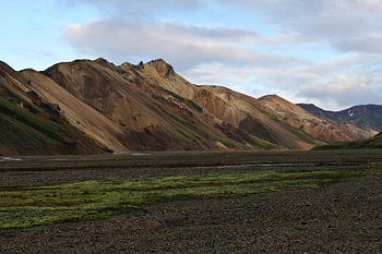 Iceland – Landmannalaugar – a play of colours in the evening