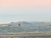 Cross light Red Cliff in Kampen, Sylt