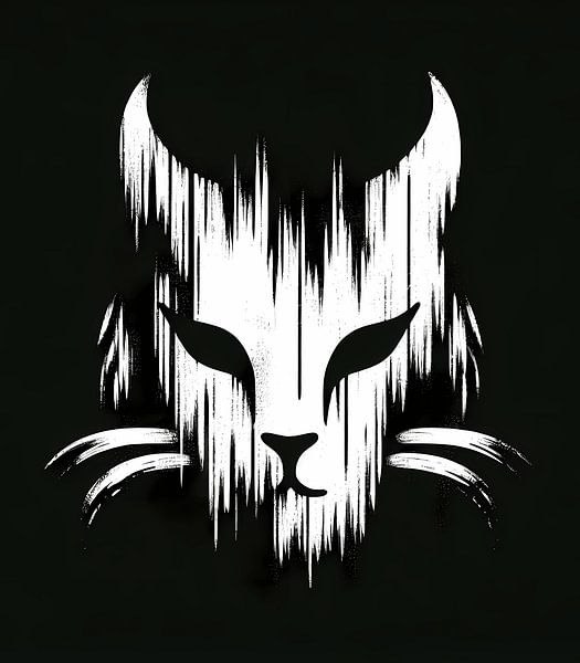 Mystical Feline Shadow by Abdelaziz Elachaary