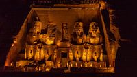 Abu Simbel by night, Egypte van Jessica Lokker thumbnail